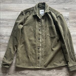 3/$25 ITEM - Zara Olive Corduroy Jacket